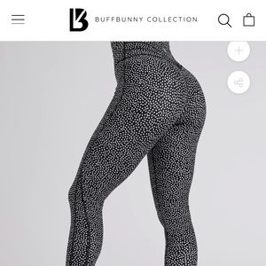 Buffbunny Legacy Leggings - Black Bossy Print - Medium